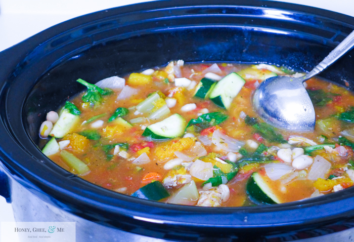 butternut squash chicken stew crrock pot bean-21