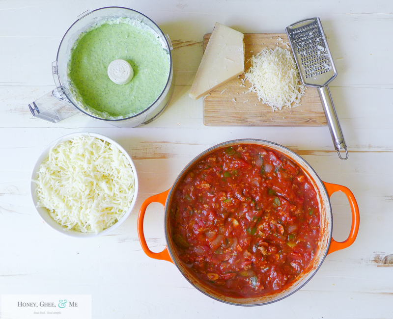 lasagna ricotta spinach paleo spaghetti squash zucchini-40