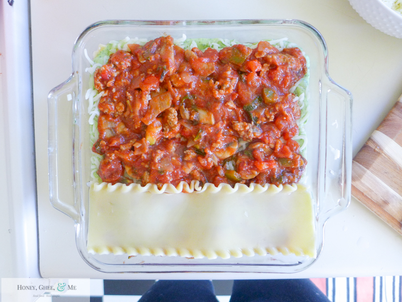 lasagna ricotta spinach paleo spaghetti squash zucchini-61
