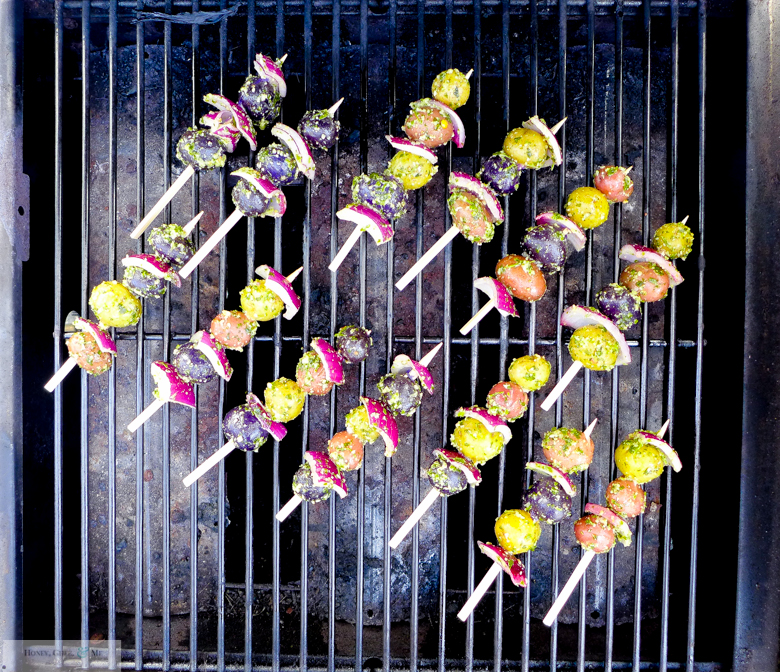 grilled apricots and potato skewers -21