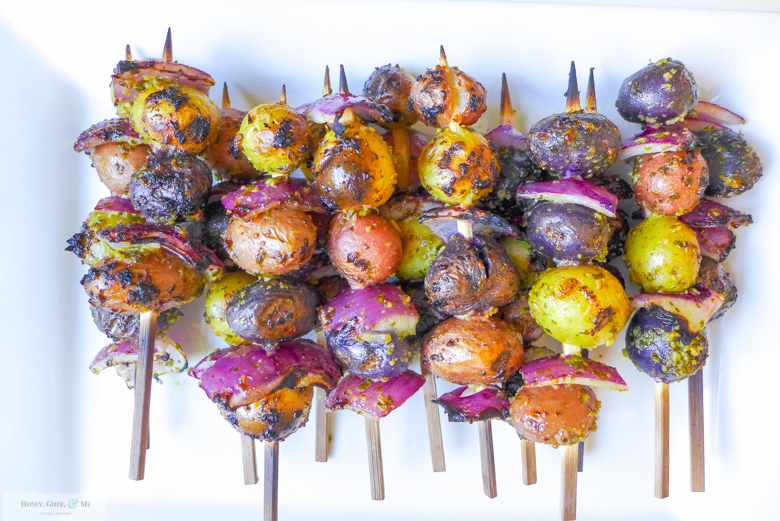 grilled apricots and potato skewers -24