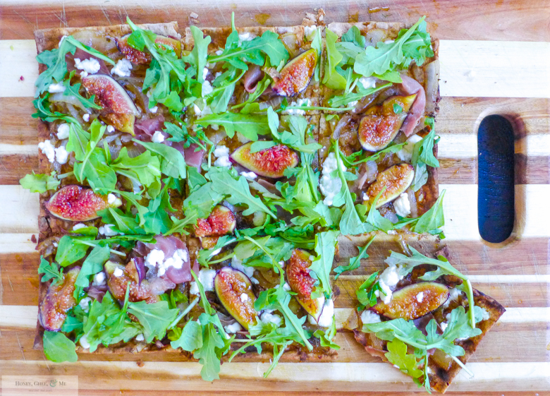 fig prosciutto goat cheese pizza grilled
